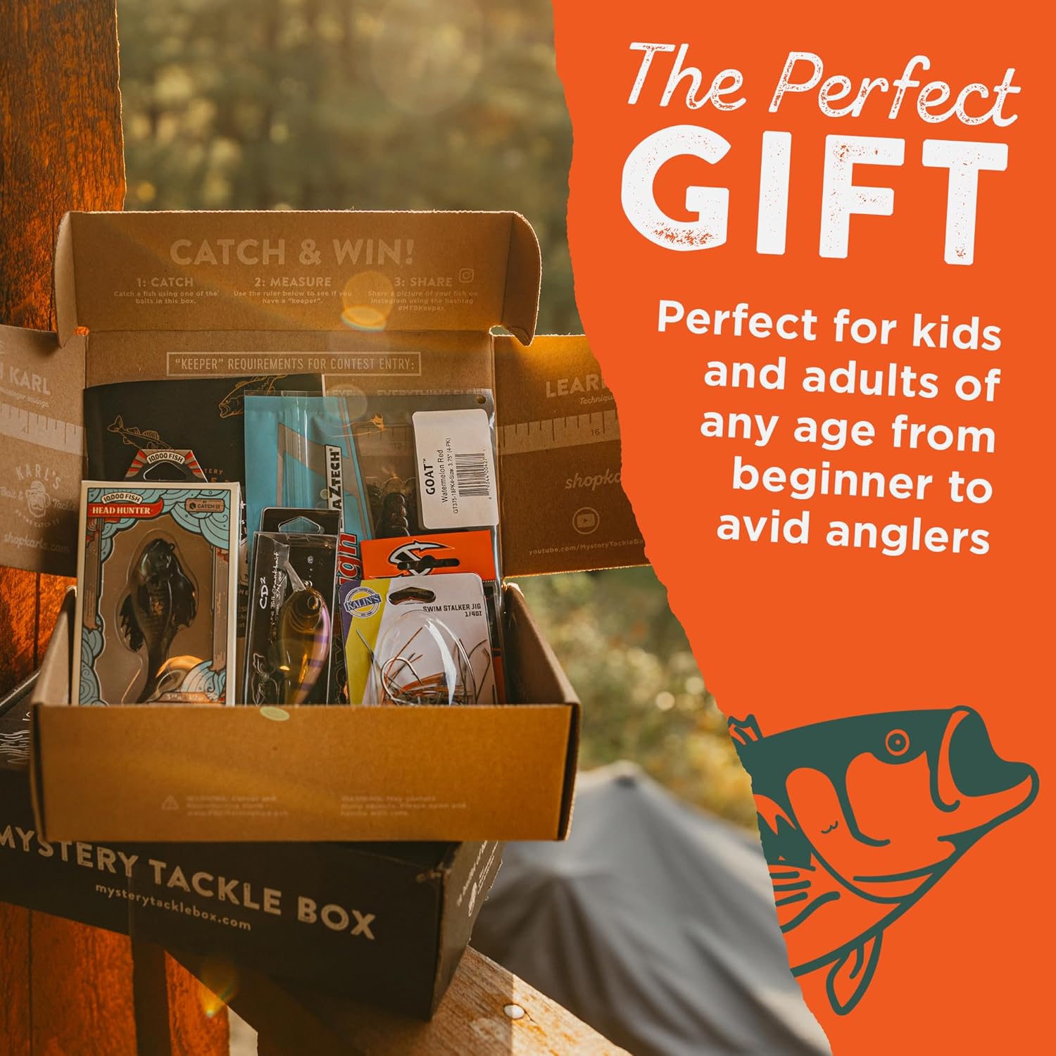 Catch Co Mystery Tackle Box Freshwater Largemouth and Smallmouth Bass Lures Fishing Kit - Image 2